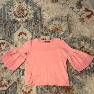Ralph Lauren Pink Blouse with Flared Sleeves